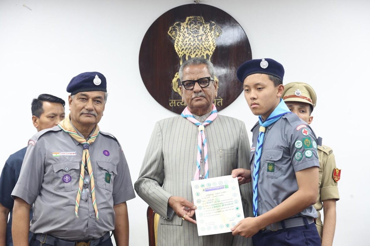 Rajya Purushkar 2026: Manjusri Public School proudly felicitated its Rajya Puraskar Awardees in recognition of their exemplary achievement in the Bharat Scouts and Guides movement.