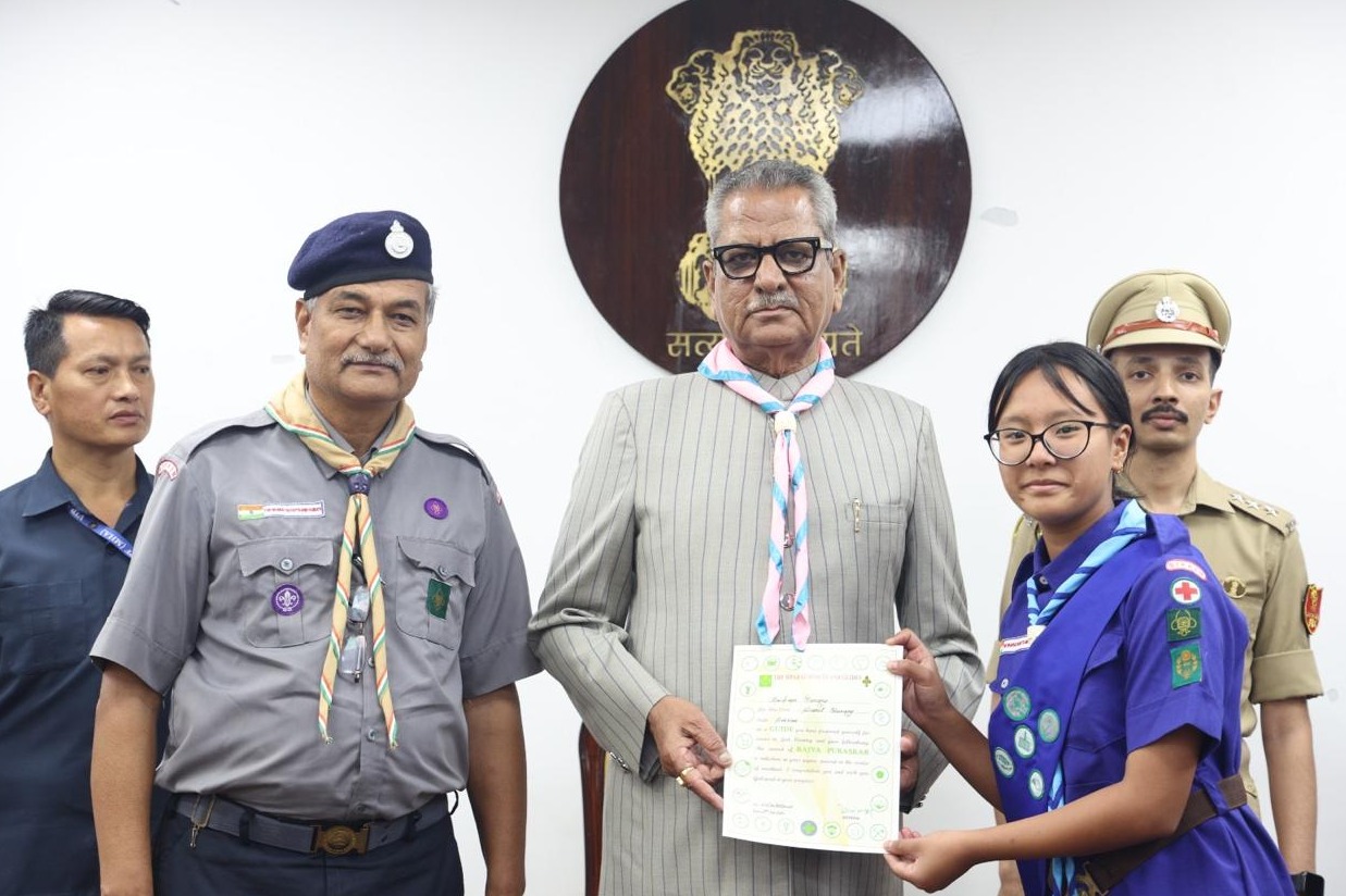 Rajya Purushkar 2026: Manjusri Public School proudly felicitated its Rajya Puraskar Awardees in recognition of their exemplary achievement in the Bharat Scouts and Guides movement.