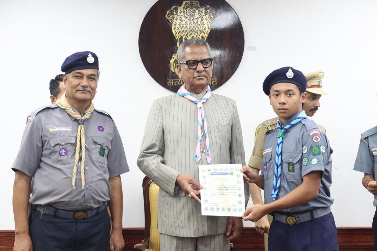 Rajya Purushkar 2026: Manjusri Public School proudly felicitated its Rajya Puraskar Awardees in recognition of their exemplary achievement in the Bharat Scouts and Guides movement.