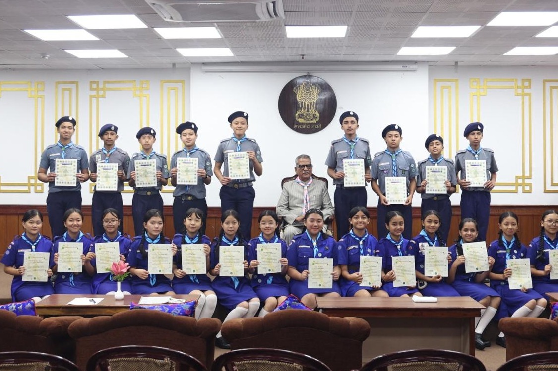 Rajya Purushkar 2026: Manjusri Public School proudly felicitated its Rajya Puraskar Awardees in recognition of their exemplary achievement in the Bharat Scouts and Guides movement.