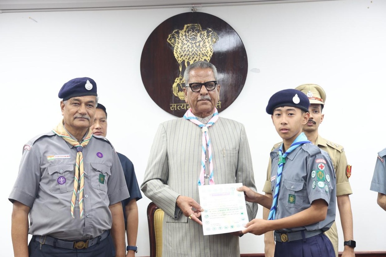 Rajya Purushkar 2026: Manjusri Public School proudly felicitated its Rajya Puraskar Awardees in recognition of their exemplary achievement in the Bharat Scouts and Guides movement.